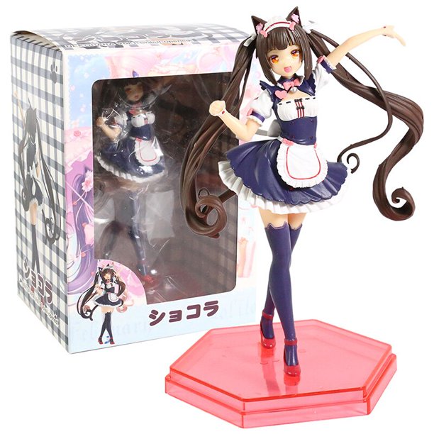 18cm Nekopara Anime Figure Parade Vanilla Chocola Sexy Girl Figure Vanilla Chocola PVC Figurine Collectible Model Doll Toys heqiyong LED