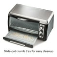 thumbnail image 3 of Hamilton Beach 6 Slice Countertop Toaster Oven, Black, 3 of 7