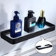 thumbnail image 5 of Estante de de aluminio Space Soporte para champú Organizador de Negro 1 nivel Soporte de pared extra grueso para , 20 25 30 35 40 45c Los 40x12x3cm Yotijar Estante de baño, 5 of 10