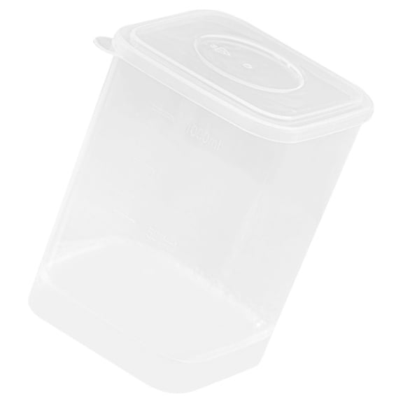Tineasur Freezer Containers For Food Storage White Reusable PP 1Pcs