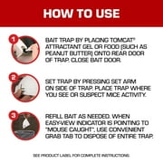 Tomcat Kill & Contain Mouse Trap, Never See a Dead Rodent Again, 2 Traps