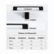 thumbnail image 2 of 10pcs Cabinet Handle 96mm Hole Centers - Black Kitchen Door Handle Bar Cabinet Handle Black 96mm, 2 of 5