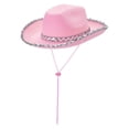 thumbnail image 2 of Cowboy Hat for Women Sparkly Sequin Wide Brim Hats Felt Western Cowgirl Hats for Cosplay Fancy Dress Dress-up Party, 2 of 7