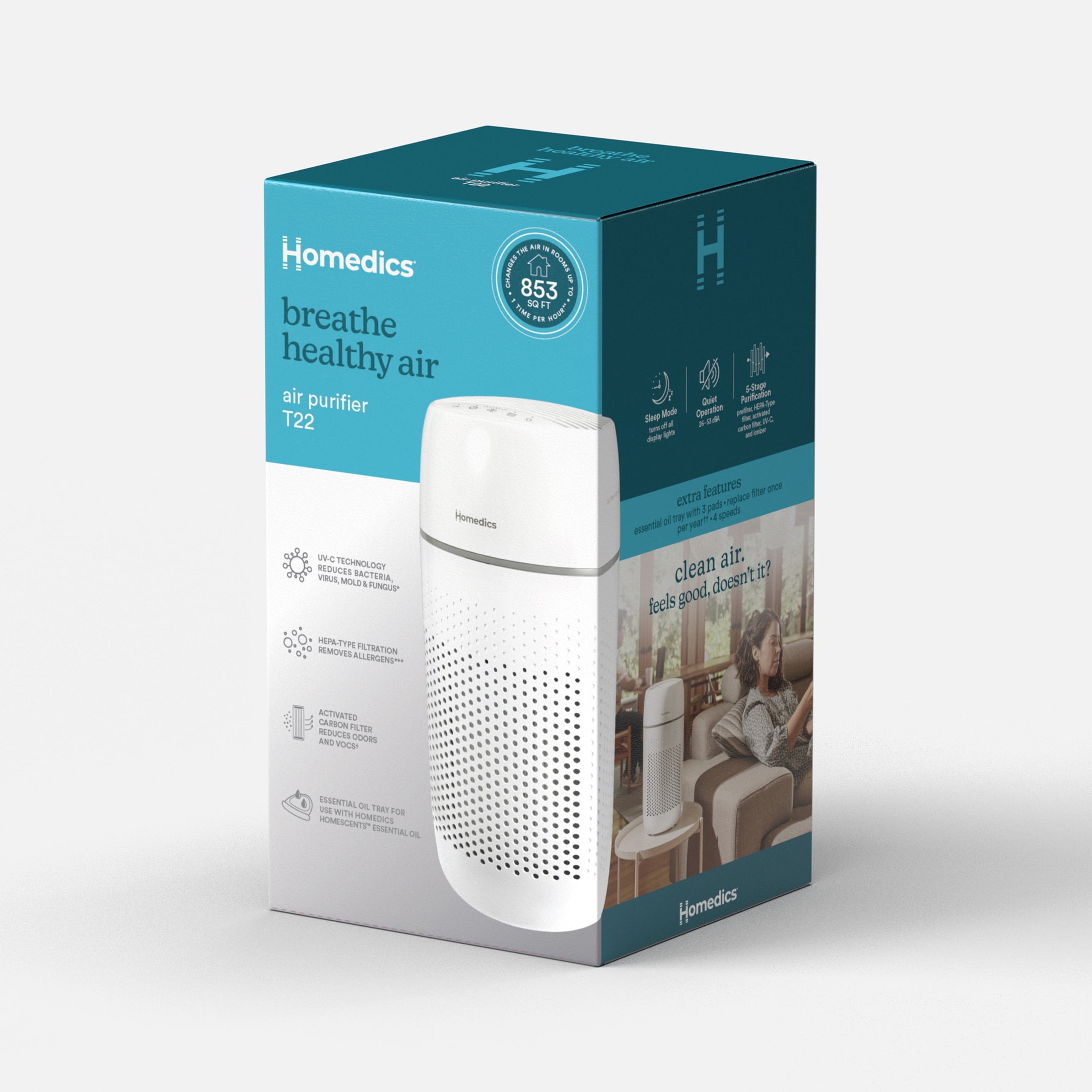 HEPA Air Purifier with UV-C