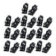 thumbnail image 3 of 20 clips adhesivos para cables, clips para cables, organizador de cables para coche, soporte para cables, cable negro, 3 of 9