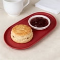 thumbnail image 2 of bestolf Stackable Fruit Plate Oval Shaped Reusable Dessert Tray Thickened Food Serving Platter for Camping Coffee Table Snacks Food Prep, 2 of 7