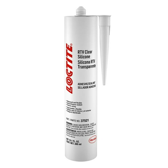 Loctite LOC37521 RTV Silicone Clear Adhesive- 300ml Tube