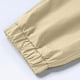 thumbnail image 5 of Pantalones largos para hombre, casuales, de moda, de color sólido, con cordón, cintura elástica y bolsillos., 5 of 7