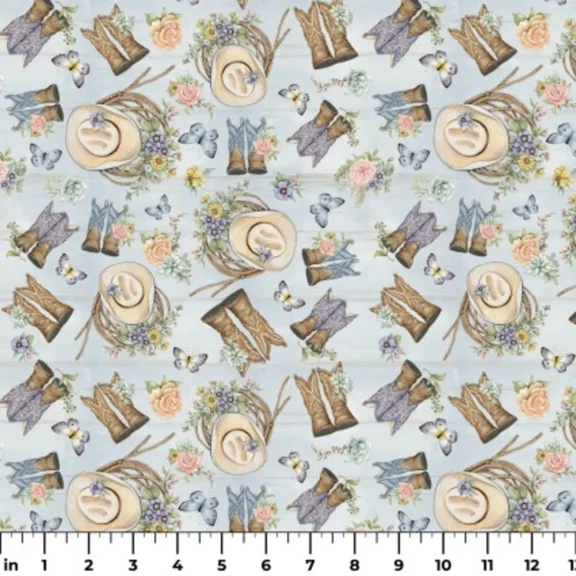 Springs Creative Highland Cows Ranch Tossed Boots