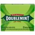 thumbnail image 1 of DOUBLEMINT, Peppermint Flavoured Chewing Gum, 15 Sticks, 1 Pack, 1 of 6