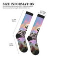 thumbnail image 4 of Sikiie Sky Sunflower Skull 1 Pairs Compression Socks for Men and Women 15-20 mmHg Running Support Socks, 4 of 7