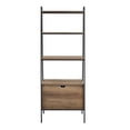 thumbnail image 6 of Walker Edison Urban Industrial 4-Shelf Ladder Bookcase, Reclaimed Barnwood, 6 of 10