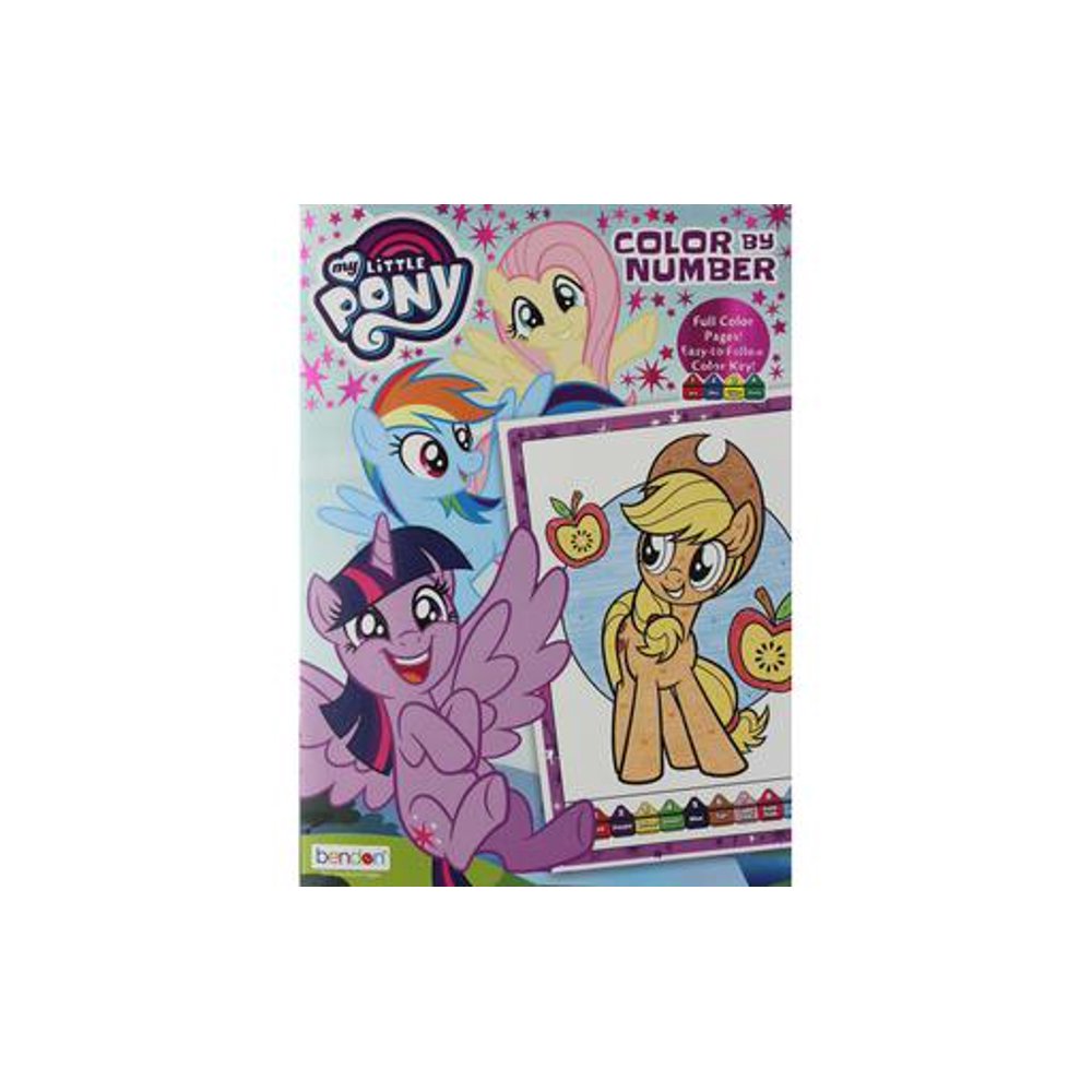 Bendon Color by Number My Little Pony