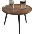 thumbnail image 1 of Table à Thé Ronde Ovale Lisse Moderne Décorative Table d'Appoint Table de Bout Table à Café, 1 of 9