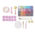 thumbnail image 1 of Kit de Scellement Cire, Ensemble de Cire à Sceller Compact Portable 24 Couleurs Design Rétro pour l'Artisanat, 1 of 8