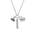 thumbnail image 2 of Delight Jewelry Silvertone 3-D ''Denied'' Stamp Always My Mother Bar Zoe Necklace, 2 of 4