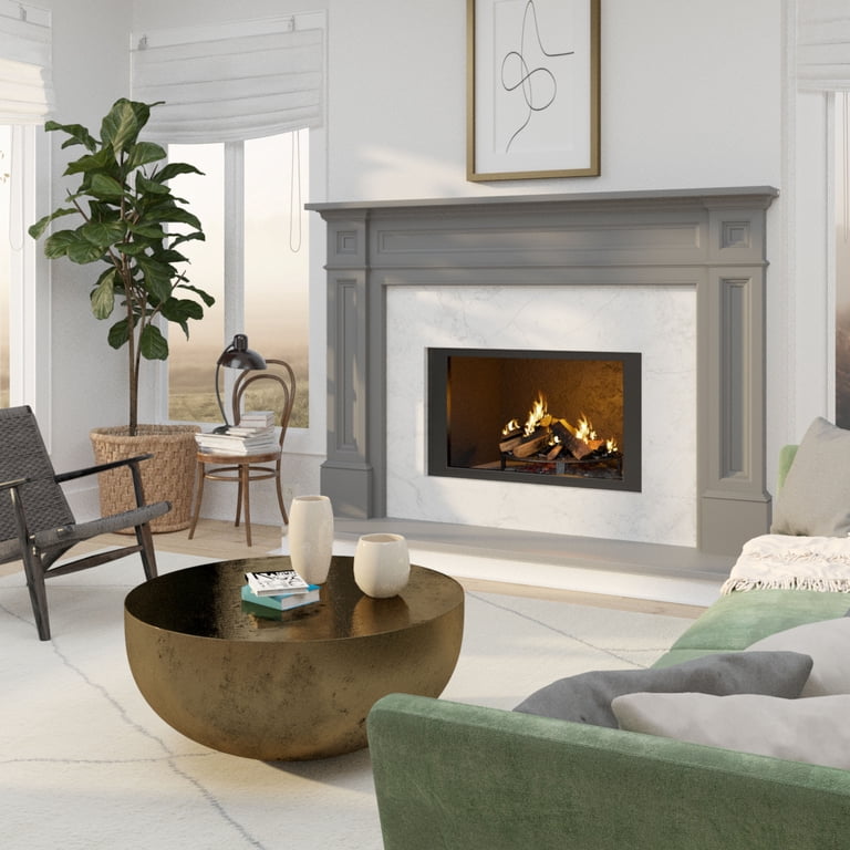 The Classique 50 Fireplace Mantel Unfinished - Walmart.com