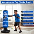 thumbnail image 5 of Punching Bag for Kids | Free Standing Ninja Inflatable kids Punching Bag Set incl Air Pump & Boxing Gloves | Toys for Boys & Girls | Indoor/Outdoor Kids Toys for Karate, Taekwondo, 5 of 7