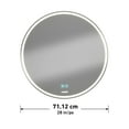 thumbnail image 3 of Mateo 28 in. LED mirror 3 CCT with defogger, 3 of 7