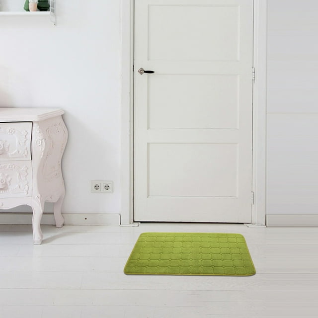 ZZkhGO Soft Memory Foam Bath Mat, Super Absorbent Bathroom Rug, Thick Floor Mat for Bedroom Living Room Home Decor