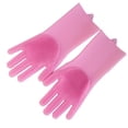 thumbnail image 4 of Guantes de Silicona para Lavavajillas Perfecl Rosado Lavaplatos, 4 of 8