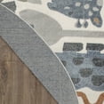 thumbnail image 6 of Nourison Astra Machine Washable 4' x Round Ivory Kids Indoor Rug, 6 of 9