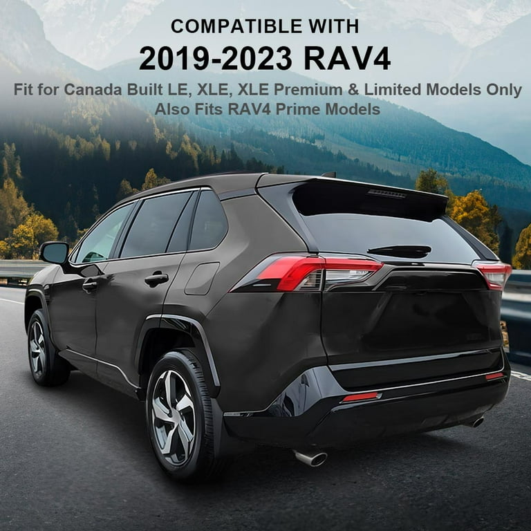 CROSSDESIGN Bumper Cover Rear Left Driver Side Fit for Toyota RAV4