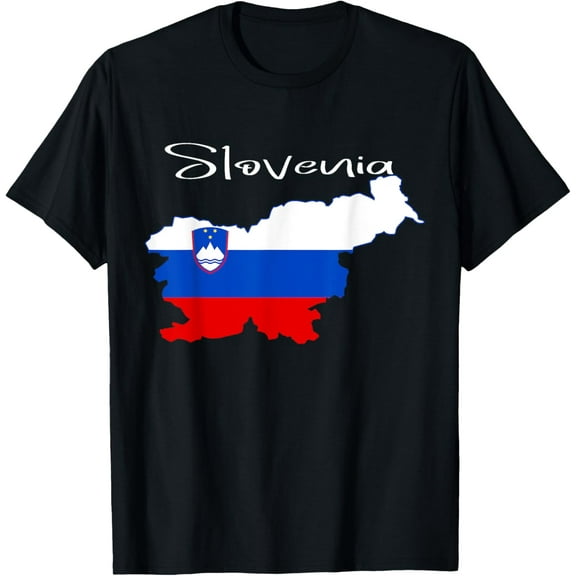men and women can wear，Slovenia flag shirt, Slovenian map, Slovenia shirt for women T-Shirt