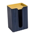 thumbnail image 3 of Porta pañuelos decorativo rectangular con tapa multiusos para servilletas y papel Azul, 3 of 7
