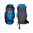 thumbnail image 4 of Mochila de viaje para acampar, impermeable, 90 L, con funda para lluvia, azul, 4 of 4