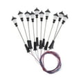 thumbnail image 2 of Pack of 10 Scale Lamp Posts Street Light Lamp DIY Miniature Dolluse Layout, 2 of 7