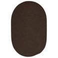 thumbnail image 1 of Colonial Mills Rug WL04R144X144 Bristol - Dark Brown 12 ft. round Braided Rug, 1 of 1