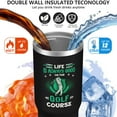 thumbnail image 4 of 1pc Golf 30oz Tumbler with Straw & Handle - Insulated Stainless Steel Cup | Holiday Gift for Man Women (Christmas, Valentine's, Birthday), 4 of 7