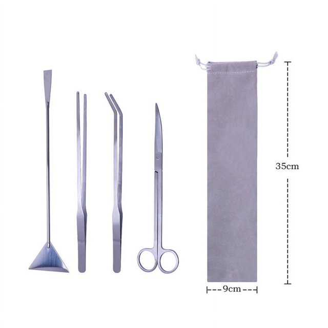 Kits de acuario, 4 kits de plantas de Acuario multifuncionales, herramientas de limpieza de sustratos de acuario, peceras de accesorios de acuario y Acuarios Zefei Wu 9024735047896