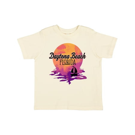 

Inktastic Daytona Beach Florida Sunset Gift Toddler Toddler Girl T-Shirt