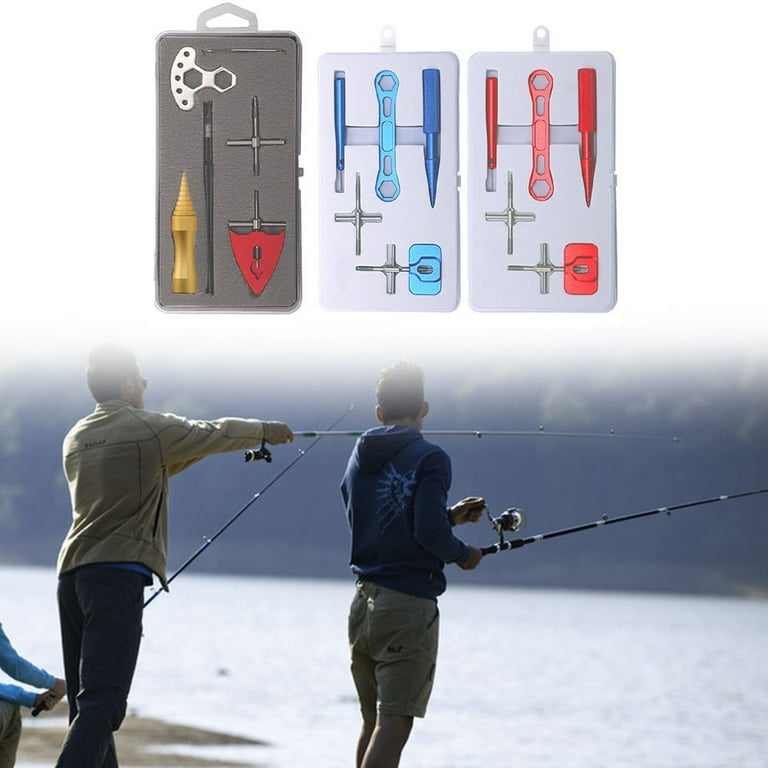 GLFSIL Handheld Fishing Reel Removal Tool DIY Repair Tool Kit Ball