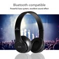 thumbnail image 4 of Auriculares Auriculares inalámbricos para jugadores compatibles con Bluetooth para ordenadores deportivos radio FM + reproductor de MP3 con tarjeta estéreo auriculares para juegos por encima de la cabeza Hugtrwg Para estrenar, 4 of 6