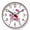 Black d, variant on Clock Cartoon Education Mute Watch Mute Sweep Quartz Clock Wall Decoration Bedroom Decor Household Supplies