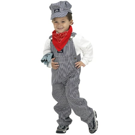 Toddler Train Engineer Halloween Costume Size 18