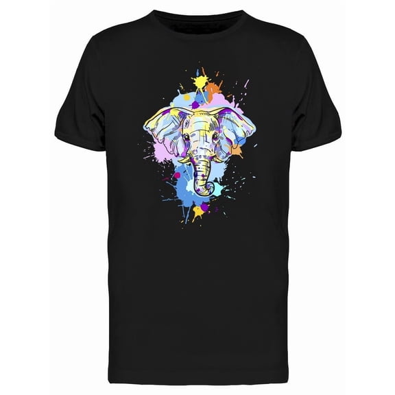 Colorful Safari Elephant Tee Men's -Image by Shutterstock