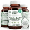 Natural Nutra Probiotic Quattro Supplement, Digestion Lactobacillus Acidophilus - 50 Capsules