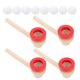 thumbnail image 5 of 4 piezas de bolas flotantes de soplado de madera, silbatos y pelotas para niños, juguetes clásicos antiestrés para niños pequeños y adultos, 5 of 8