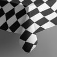 thumbnail image 5 of Black and White Checkered Pattern Square Tablecloth,Waterproof Square Table Cover,Wipeable Spillproof Washable Table Cover for Home Kitchen Party Decor 42"X42"(107x107cm), 5 of 6