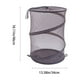 thumbnail image 3 of Cesto de malla para ropa sucia, plegable, con cordón superior, ideal para guardar ropa, viajar, dormitorios y habitaciones (gris o blanco), 3 of 7