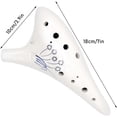 thumbnail image 2 of Ocarina 12 Holes Alto C Ceramic Ocarina Ocarinas Perfect Instrument for Beginners, Professionals, 2 of 5