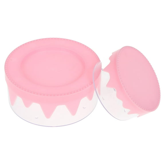 FRCOLOR 1 Set Transparent Storage Organizer Crafts Storage Box Crafts Storage Organizer Double Layer Desktop Storage Box Mini Craft Container