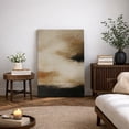 thumbnail image 4 of Canvas Print Beige Black Abstract Wall Art Neutral Modern Decorative for Living Room Bedroom - 32"x48", 4 of 8