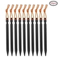 thumbnail image 2 of Chevilles de Tente, Chevilles à Clou pour Sable avec Ruban et Sac de Rangement, 10 Pcs, 2 of 7