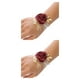 thumbnail image 2 of Ramillete de muñeca nupcial Qarigey color vino rojo 7*7, 2 of 6