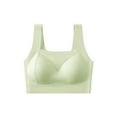 thumbnail image 2 of Blmnix Womens Bra Push Up High Impact Sports Bras Bralettes Bandeau Standard Straps Green Balconette Bras for Women, 2 of 5